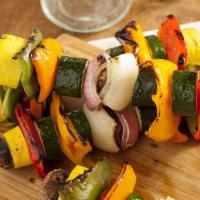 Tandoori Vegetables · Marinated vegetables are skewered and cooked in clay oven.
