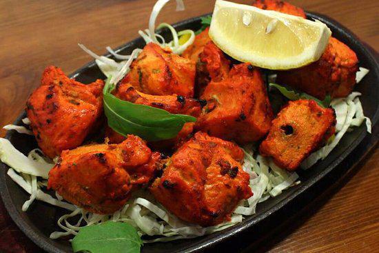 Chicken Tikka Appetizer · Chicken chunks marinated in special spices and yogurt, tandoor grilled on skewers.