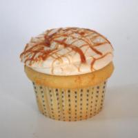 Salted Caramel  Cupcake 2 for $ 7.95 · Vanilla cake, filled & topped with a salted caramel buttercream, a caramel drizzle & a sprin...