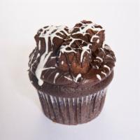 BROWNIE CUPCAKE 2 for $ 7.95 · Chocolate cake, topped with chocolate fudge icing & yummy brownie chunks, drizzled with milk...