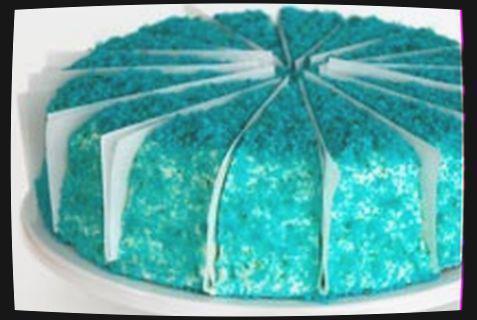 BLUE VELVET CAKE  · A moist 