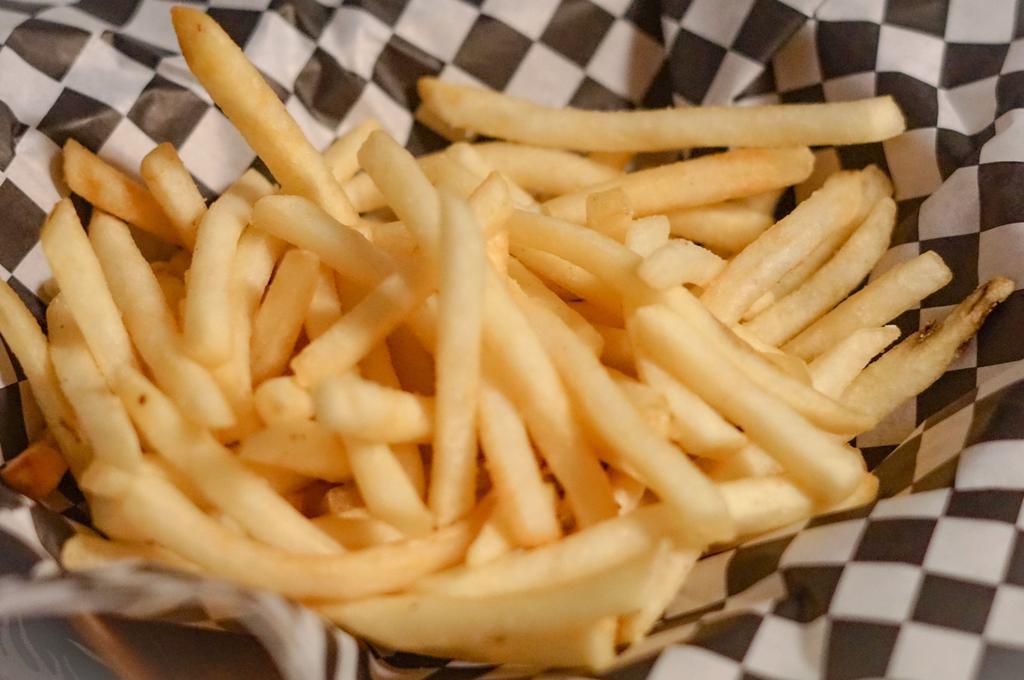 Salted Fries · Hot shoestring fries dashed with a hint of Himalayan Sea Salt.