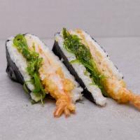 Yaya Shrimp Onigiri · Yaya-seaweed salad. Contains sesame.