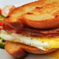 Breakfast Sandwich · Comes with meat, egg and cheese.