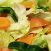 Green Tossed Salad · Comes with Lettuce, tomato, carrot , red cabbage and cucumber