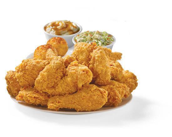 Six Piece Mixed Chicken Meal · Six pieces of Mixed Chicken with two regular sides and two Honey-Butter Biscuits.