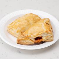 Chicken Patties · Baked puff pastry filled with chicken stuffing.