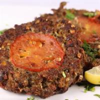 Beef Chapli Kabab · Beef patty made from ground beef & various spices.