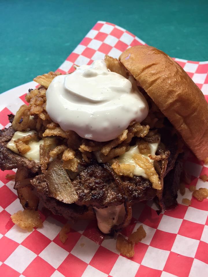 Onion Burger · A 5 oz. patty of Oklahoma style, fried onion burger and with white American cheese.