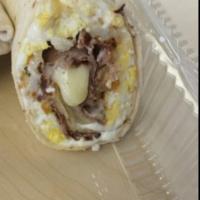 Steak Eggs & Cheese Wrap  · Choose your favorite cheese. Choose your favorite Wrap. White, whole wheat, spinach. Add-ons...