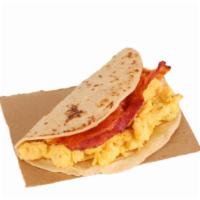 Bacon & Eggs Tacos (bacon & eggs) · Bacon & Eggs tacos. Add-ons extra. 