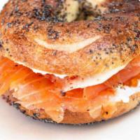 Bagel With Lox Spread Cream Cheese  · Bagel with lox spread cream cheese 