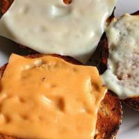 Bagel With Boar's Head Melted American Cheese  · Bagel with melted Boar's Head cheese. Choose your favorite cheese. American, swiss, brie,pro...