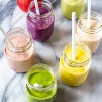 Create Your Own Favorite Smoothie (5 Items including including base) · Choose up to five total veggies,fruits & base. add-ons. Nuts,dried fruits, honey,  avocado, ...