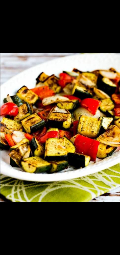 Grilled Mixed Vegetables (side order) · Choose your favorite veggies. Broccoli, zucchini, bell peppers, green onions, sliced mushrooms,  onions, carrots. 