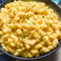 1/2 LB. Container Macaroni & Cheese (11 am to 7 pm Monday to Saturday) · Half Pound Container Macaroni & Cheese. Served from 11 am to 7 pm.