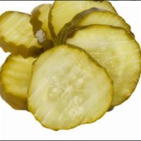 pickle chips  · 4 oz. Container 