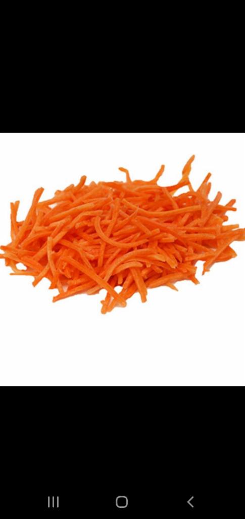 shredded carrots  · 4 oz  container 