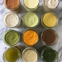 Side Dressings  · 4 oz. Container Dressing.Sour cream, Chipotle mayonnaise, mustard, spicy mustard, mayonnaise...