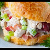  Classic Chicken Salad With Bacon Gourmet Croissant Sandwich  · choose your favorite dressing. Add-ons extra. 