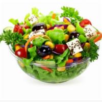 Create Your Own Salad Bowl (five toppings) · Choose up to five item. Choose your greens.  , baby spinach, romaine lettuce, spring mix. Ch...