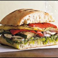 Grilled Chicken,Fresh Mozzarella, Roasted Peppers Sandwich  · Grilled Chicken, Fresh Mozzarella, Roasted Peppers.  Pesto Sauce or Choose your favorite dre...
