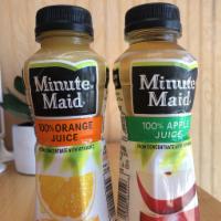 Minute Maid Apple · 100% juice.