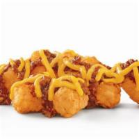 Tots with Chili & Cheese · We recommend tots, they travel better