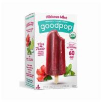 GoodPop Hibiscus Mint Popsicle (2.5 oz x 4-pack) · 