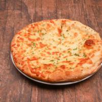 White Pizza with Fresh Garlic · Add toppings for an additional charge.

