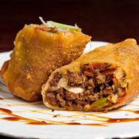 Beef eggroll  · Crispy beef and vegetables 