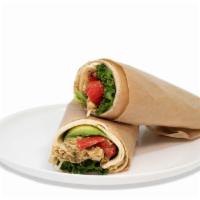 Chicken Fresco Wrap · avocado, kale, queso fresco, roasted red peppers, tomatillo salsa on a power wrap