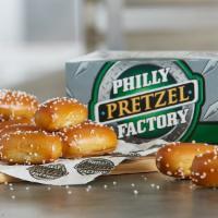 Small Rivet Box · A small box of our bite-size pretzels. Approximately 15-20 rivets.