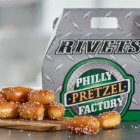 Large Rivet Box · A large box of our bite-size pretzels.q Approximately 55-60 rivets.