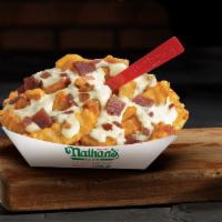 Bacon Ranch Fries · Nathan's famous crinkle cut fries topped with bacon and ranch