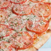 Margherita Pizza · Fresh tomato and garlic. 