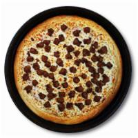 Beef Pizza · Large round 14' pizza with beef