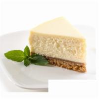 Cheesecake · New York-Style Cheesecake Slices are thick and creamy.