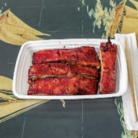 13. Bar - B - Q Spare Ribs · Ribs that have been broiled, roasted, or grilled. 