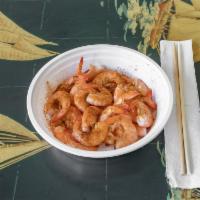 18. Steamed Shrimp · Served with old bay.
