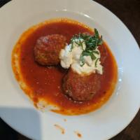Meatballs  · 3 pieces. Artisan meat balls made with beef and pork, seasoned with fresh basil, served with...