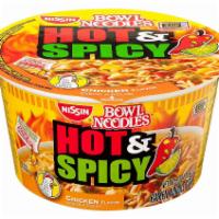 Nissin - Hot & Spicy Chicken Ramen Noodle Soup (3.32 oz) · 