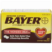 Bayer (aspirin) 325 mg (24 coated tablets) · 