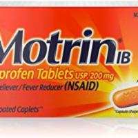 Motrin (ibuprofen) 200 mg (24 coated tablets)  · 