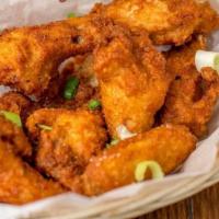  Wings  · Bone or boneless. Served with your choice of sauce, bleu cheese, and celery.