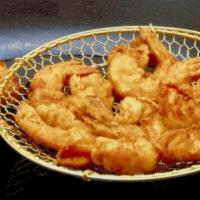 Fried Jumbo Shrimp · 5 pieces.