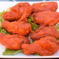 Fried Chicken Wings (7 Pcs) · Buffalo . Sweet Chili . BBQ . Regular