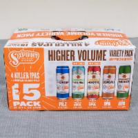 Sixpoint HIGHER VOLUME VARIETY 15 Pack 12.oz can · Must be 21 to purchase. 3 can of each- bengali, trail haze,crisp,resin,hootie. 