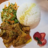 Curry Chicken · chicken curried Jamaican style using authentic Jamaican curry powder.