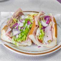 Italian Hoagie Sandwich · Prepared on 12